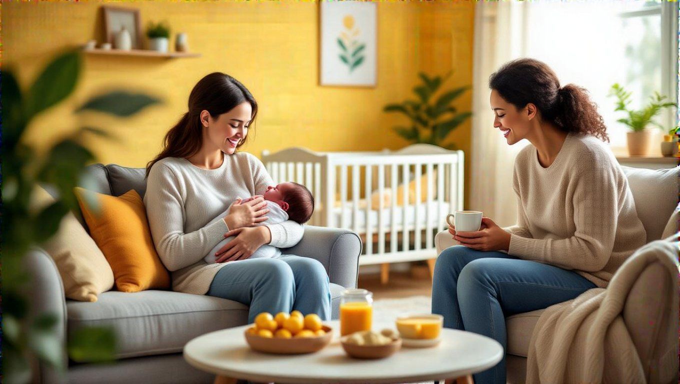 A szülés utáni támogatás javítja a női életminőséget.