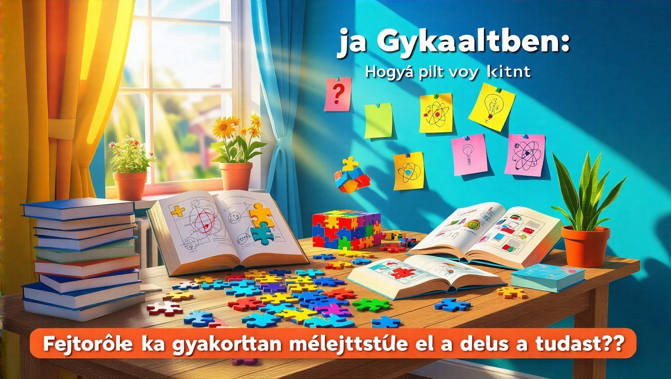 A fejtörők serkentik a kreatív gondolkodást és a tanulást.