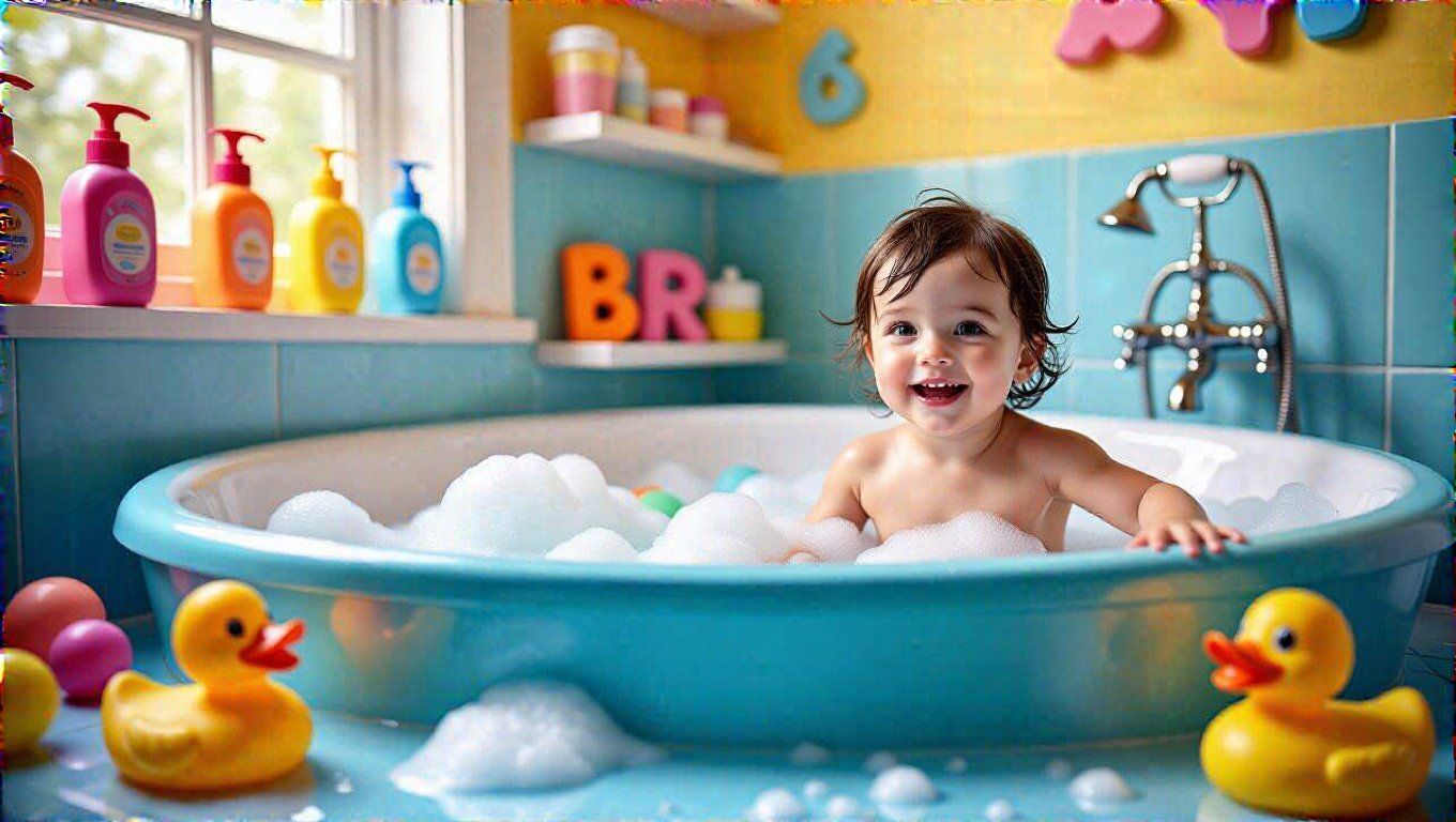 A könnymentes samponok segítenek a gyerekeknek a hajmosásban.