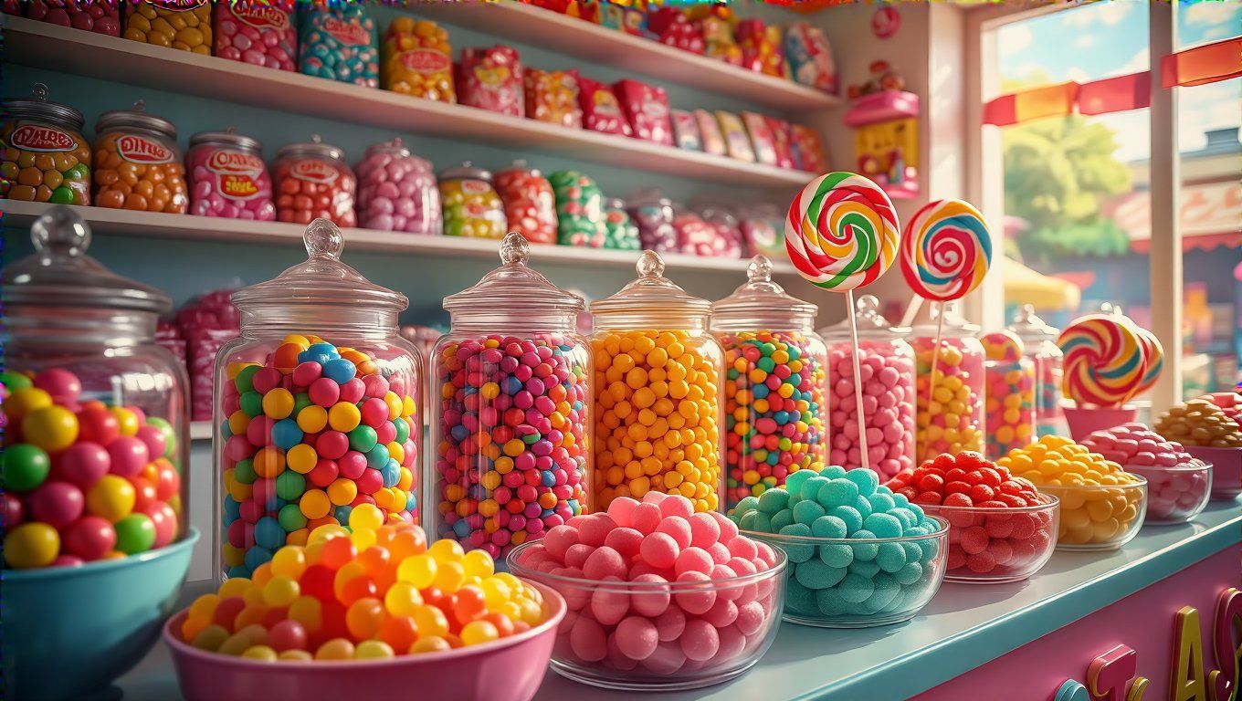 A retro édességek nosztalgikus emlékeket idéznek fel bennünk.