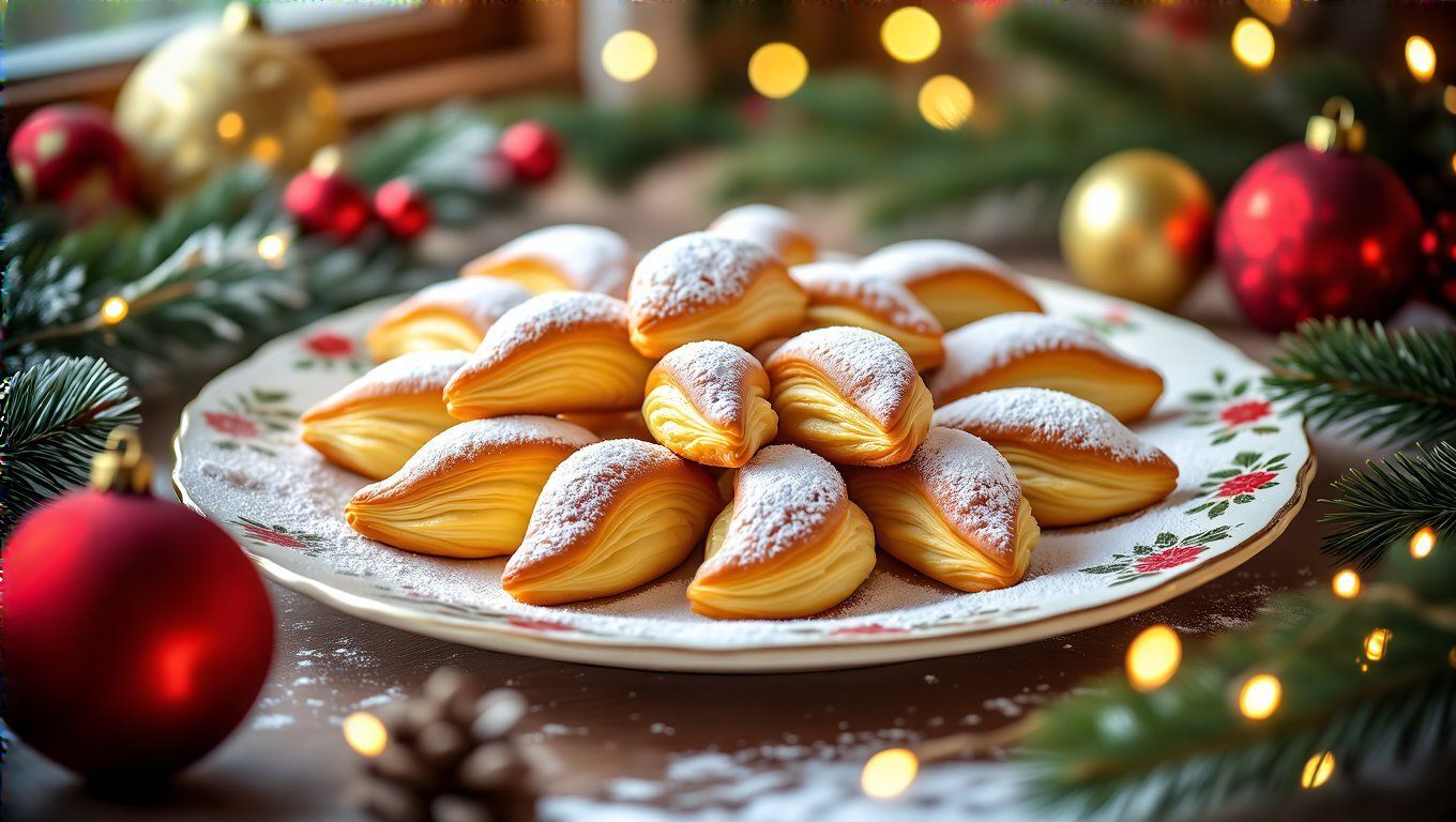 A diós hókifli ünnepi íze felidézi a gyermekkort.