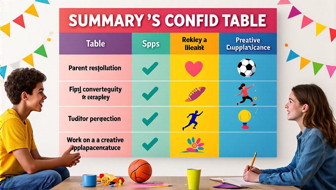 A táblázat segít rendszerezni az önbizalomfejlesztési módszereket.