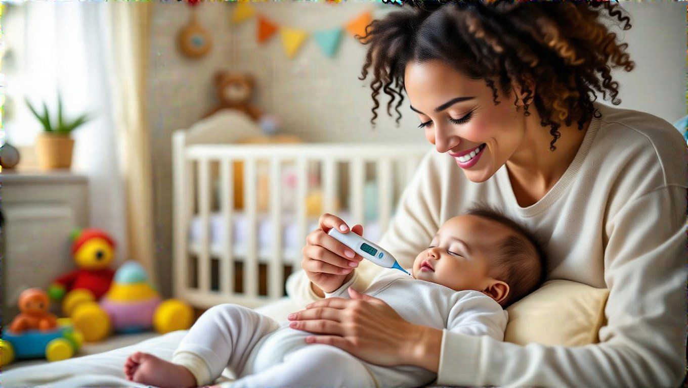 A szülői nyugalom elősegíti a baba hőmérsékletkezelését.