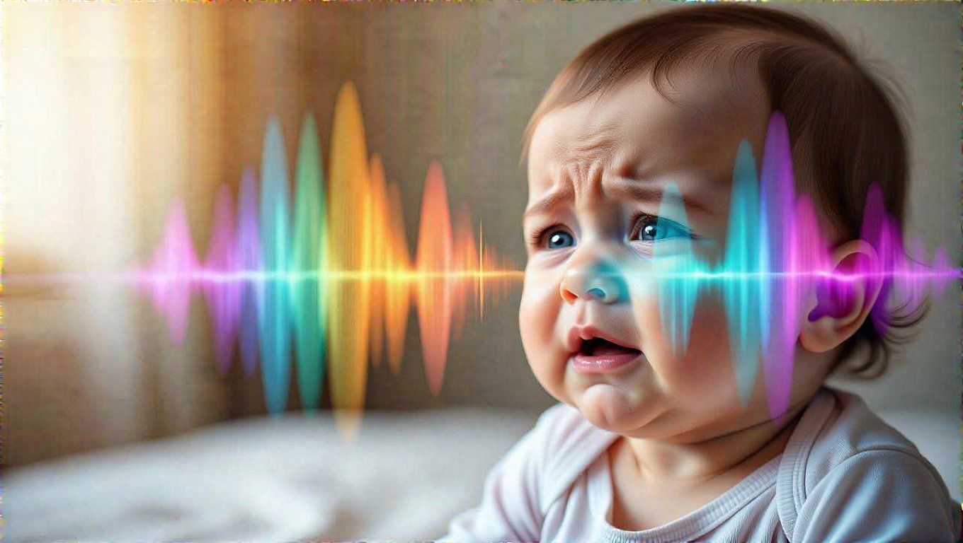 A hasfájós sírás különbözik a normál sírástól hangján.