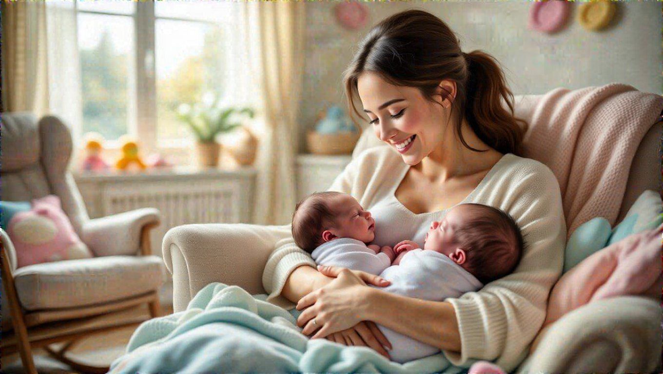 A szülés utáni időszakban mindkét baba igényeit kielégíteni nehéz.