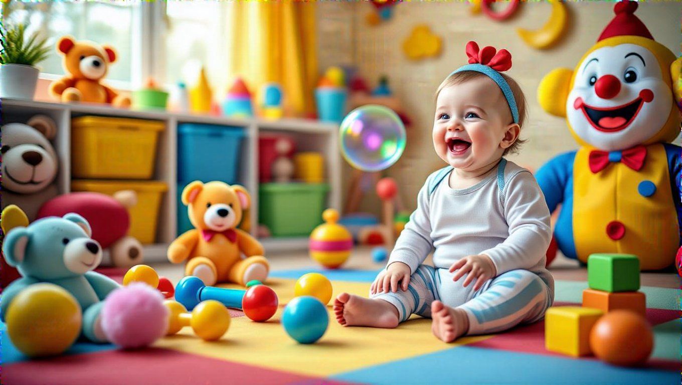 A színes játékok és csörgők mindig felkeltik a figyelmüket.