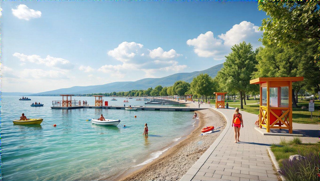 A Balaton-parti infrastruktúra fejlesztése növeli a biztonságot.