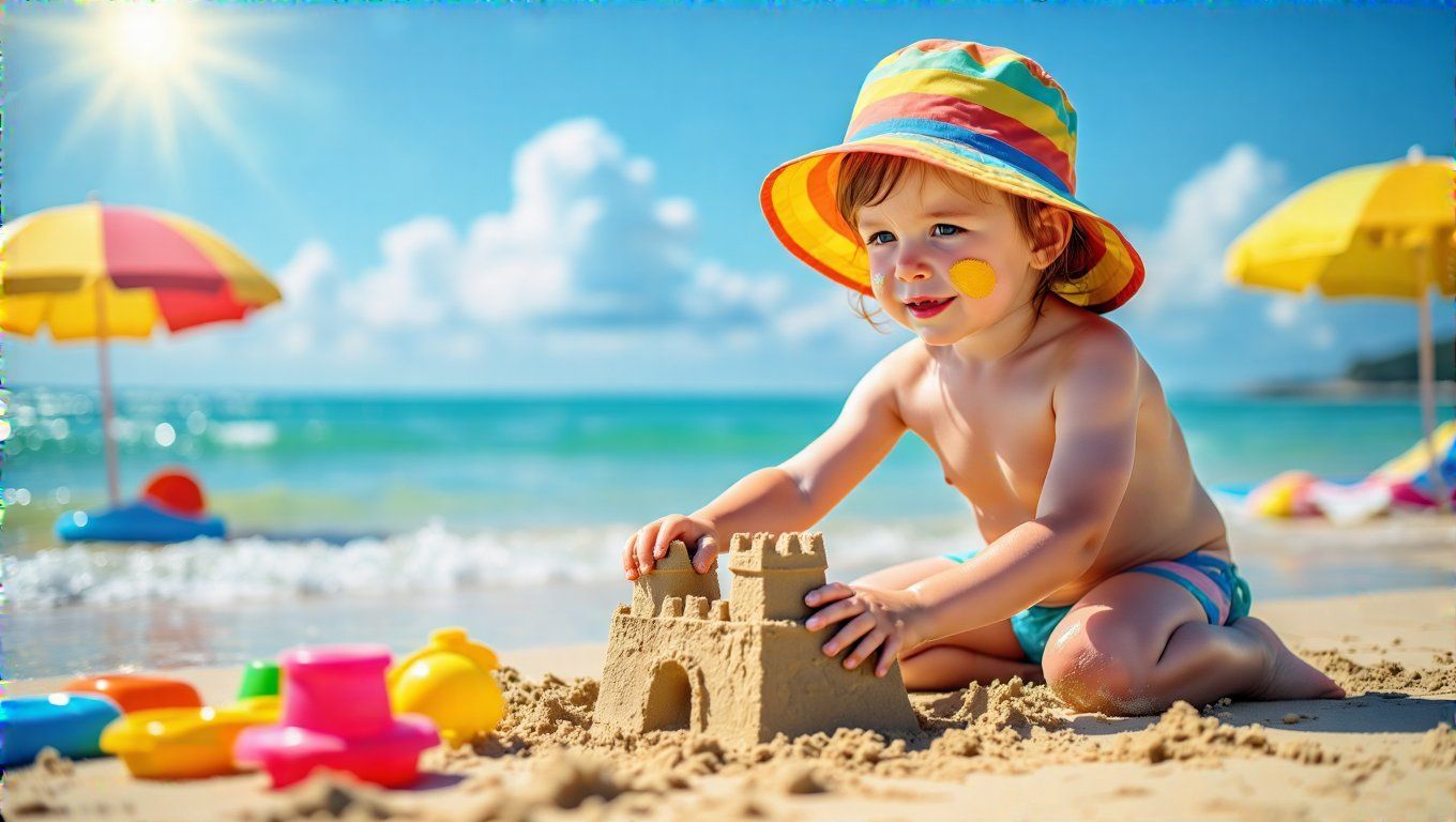 A gyermekek bőre érzékenyebb, ezért könnyebben leég.