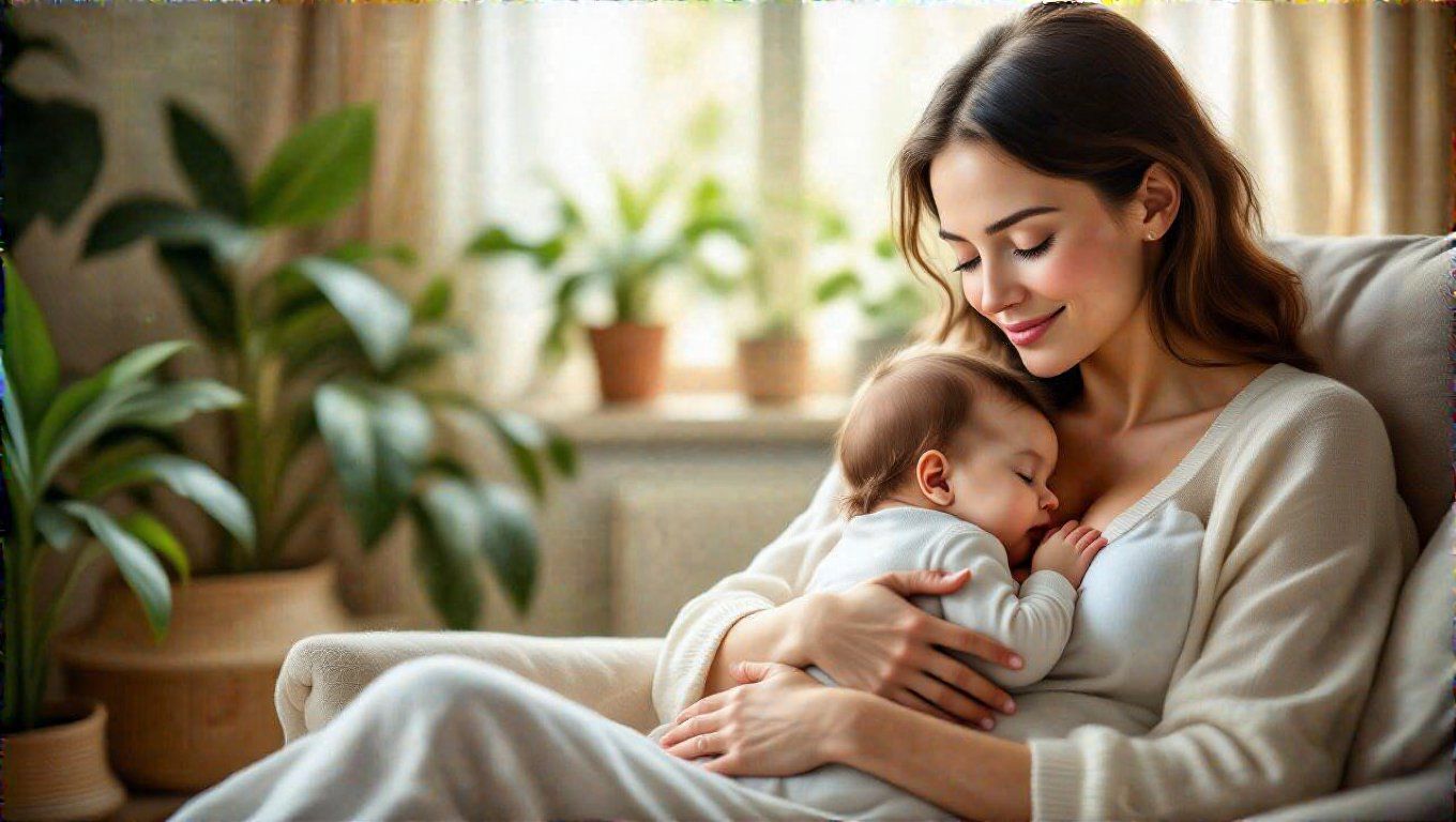 A pszichés teher befolyásolja az anya szoptatási képességét.