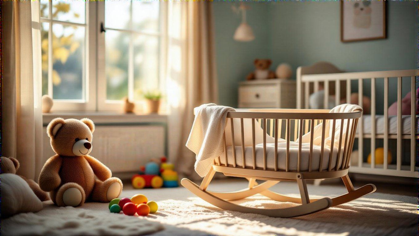 A ringatás segít a baba érzelmi stabilitásának kialakításában.