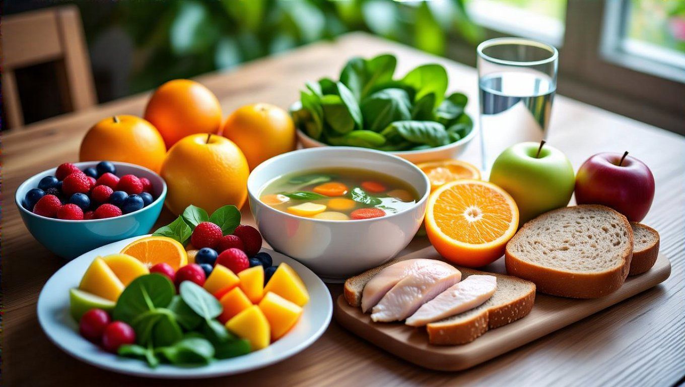 Az immunrendszer erősítése gazdag vitaminokban és ásványi anyagokban.