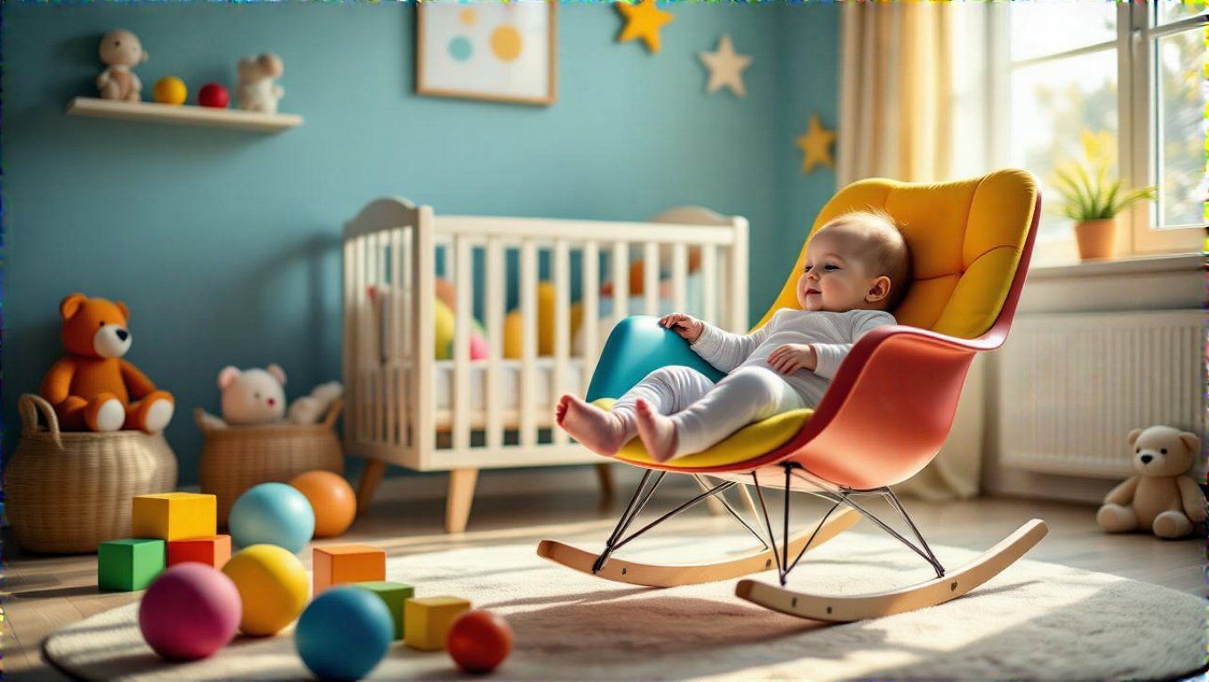 A ringatás segíti a baba idegrendszeri fejlődését.