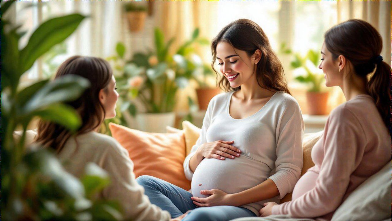 A társadalmi támogatás csökkentheti a terhes nők stresszét.