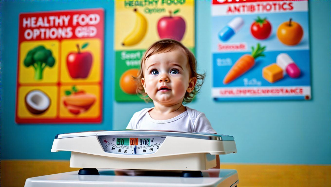 A korai antibiotikumhasználat összefügg a gyermekkori elhízással.