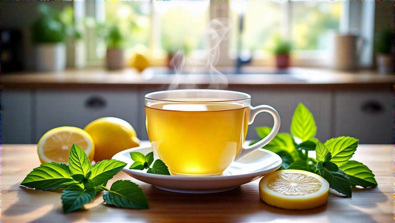 A citromfű tea segíthet a gyermekek nyugtatásában.