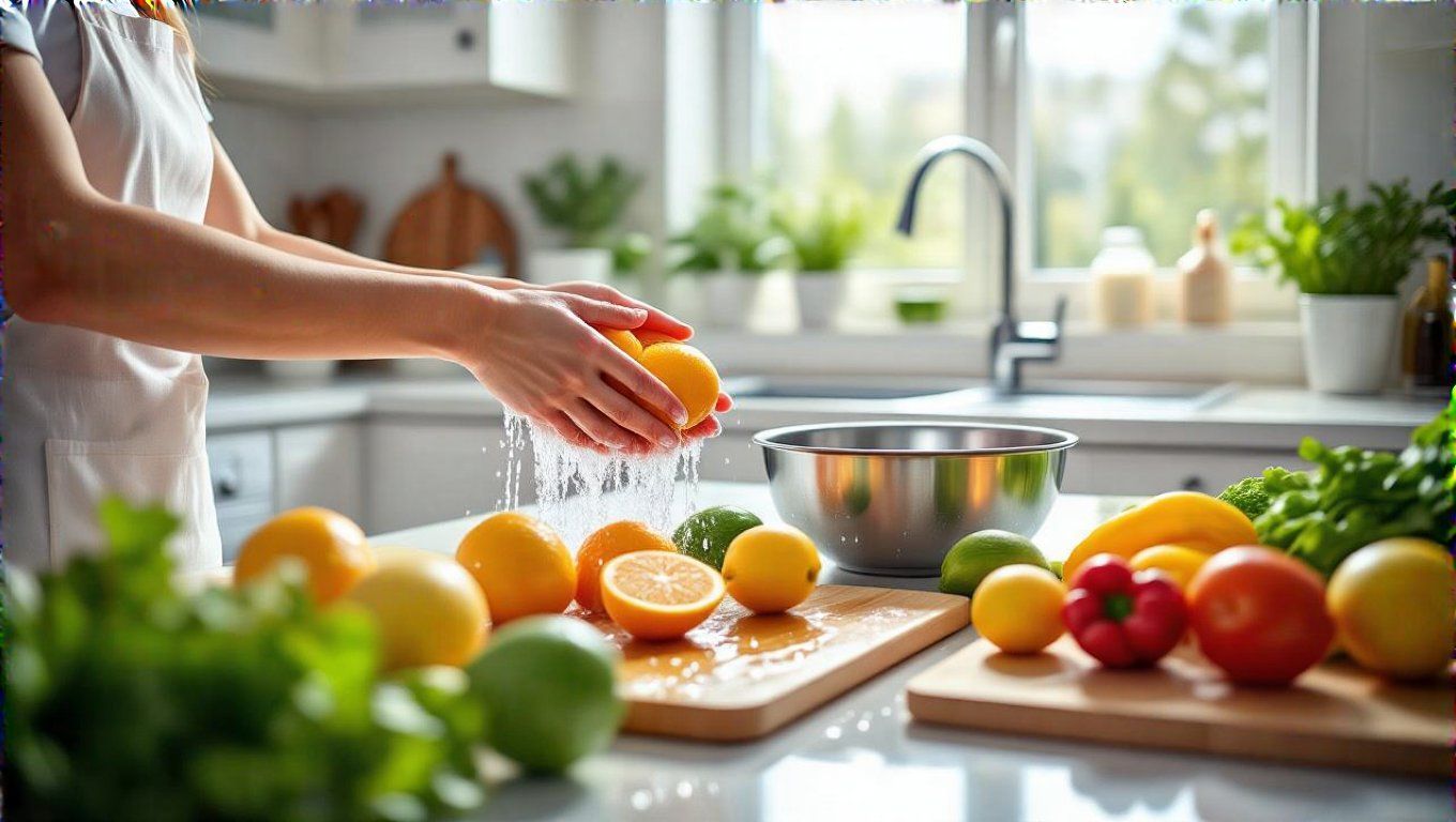 A konyhai higiénia csökkenti a fertőzések kockázatát.