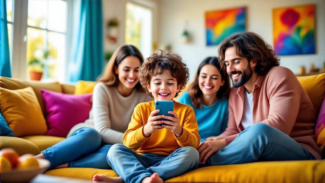 A közös telefon erősíti a családi kommunikációt és kötelékeket.