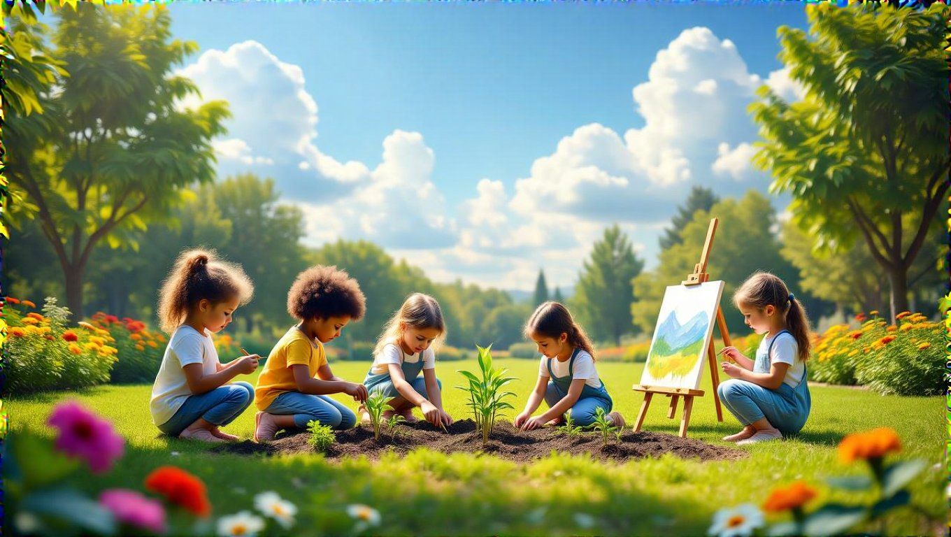 A környezeti hatások formálják a gyerekek személyiségét.