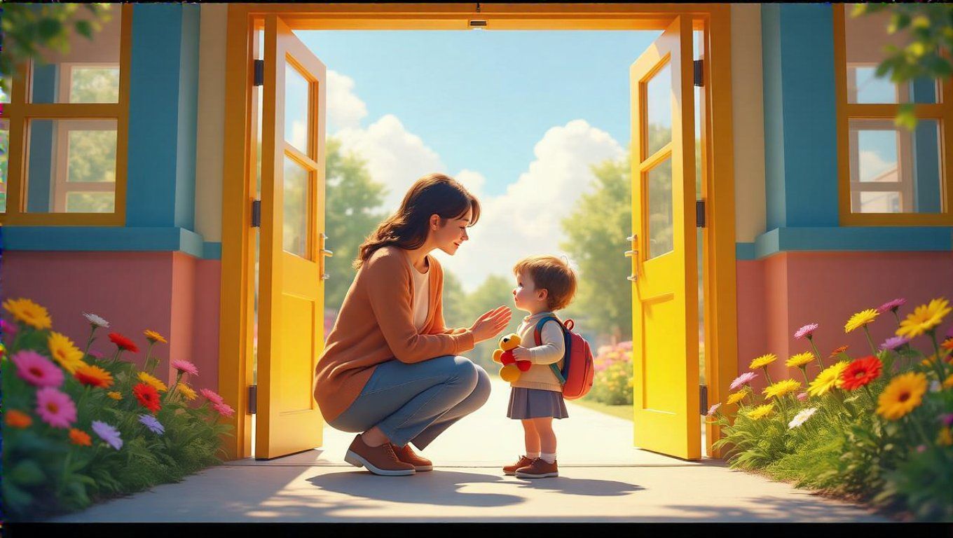 A biztonságos elválás segíti a gyermek önállóságát.