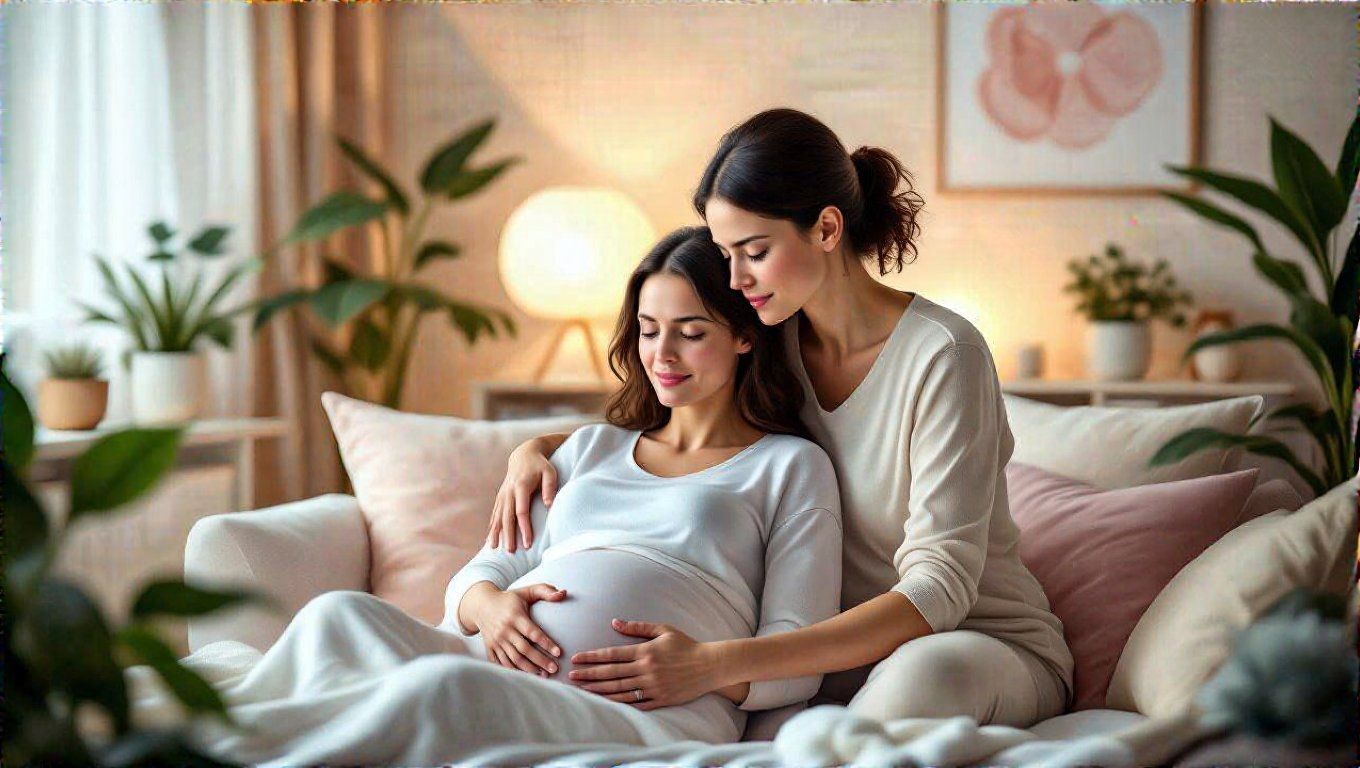 A támogató közeg csökkentheti a szorongást szüléskor.