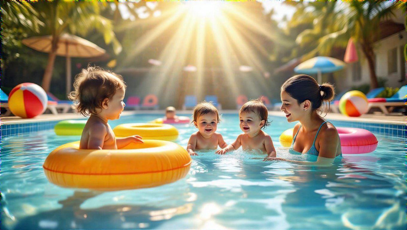 A babaúszás játékos, míg az ovis úszás strukturáltabb.