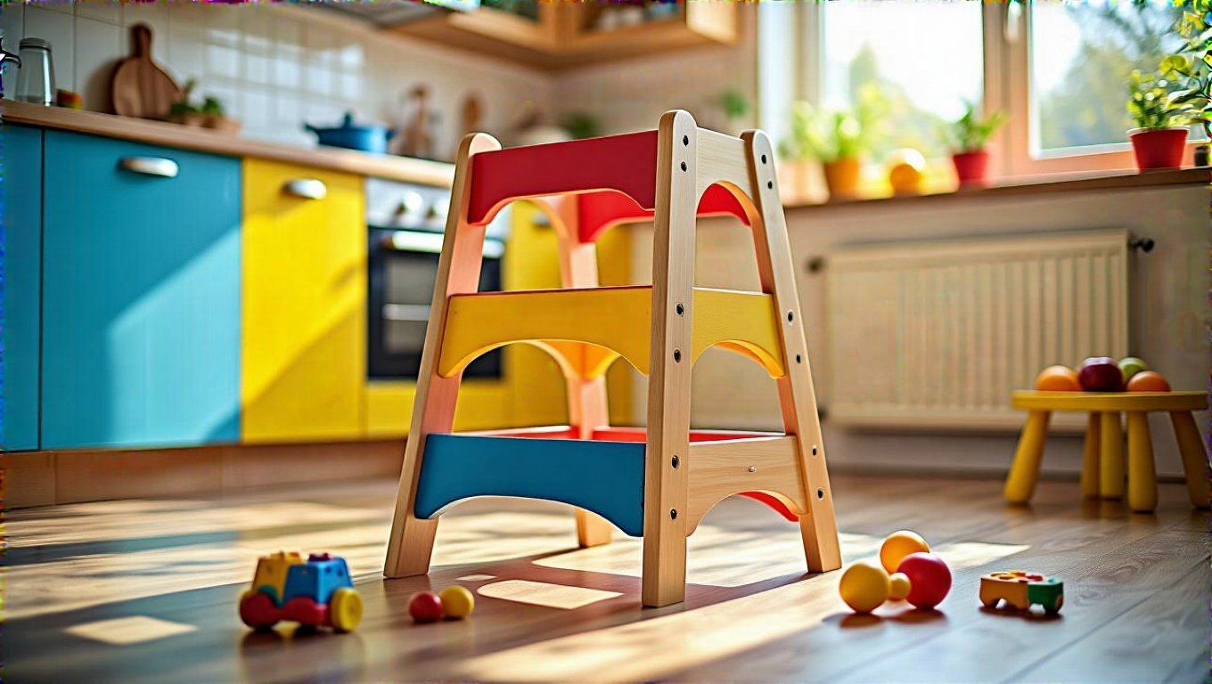 A tanulótorony elősegíti a motoros és kognitív fejlődést.