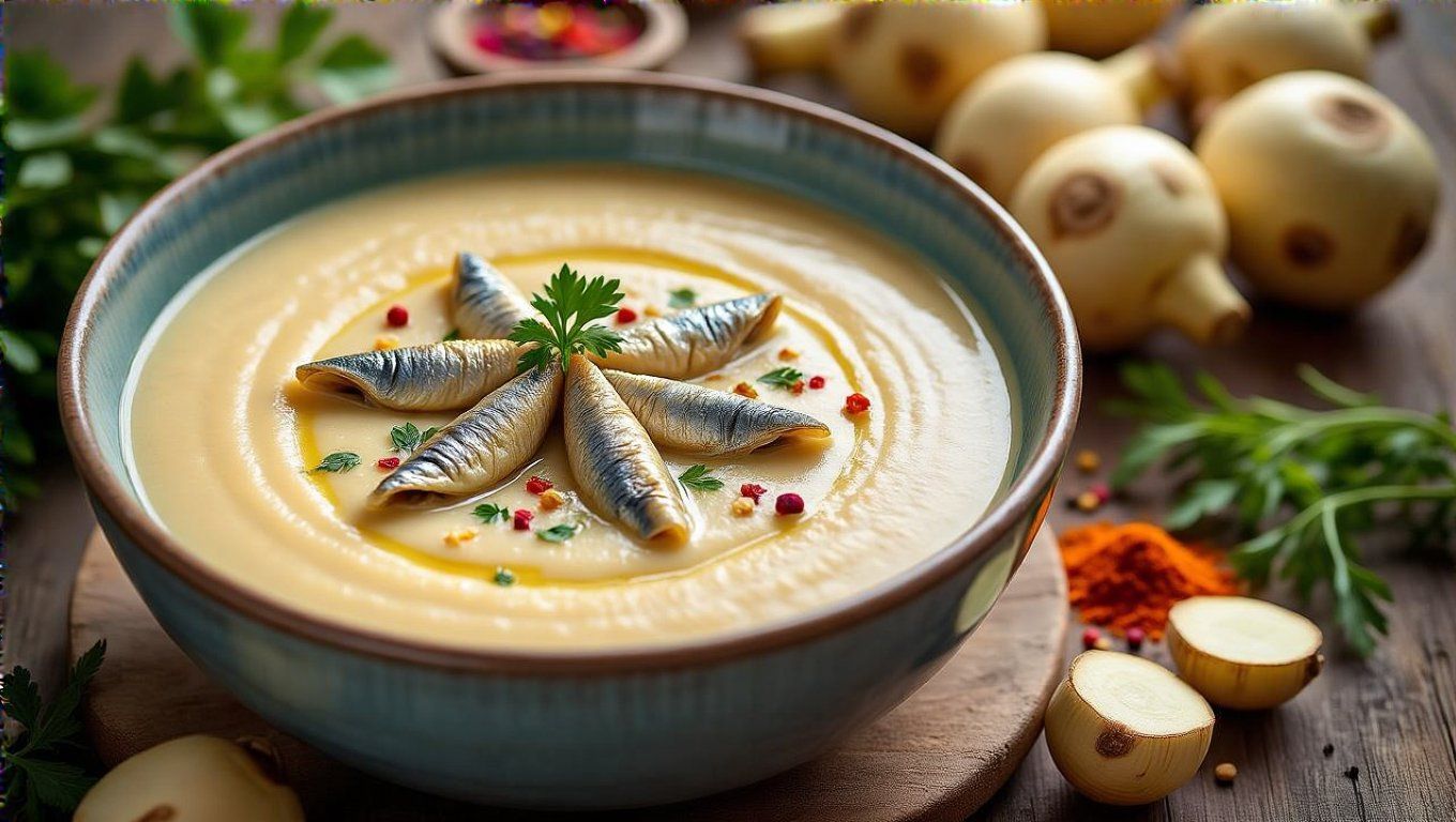 A csicsóka krémleves simasága titka a pontos keverés.