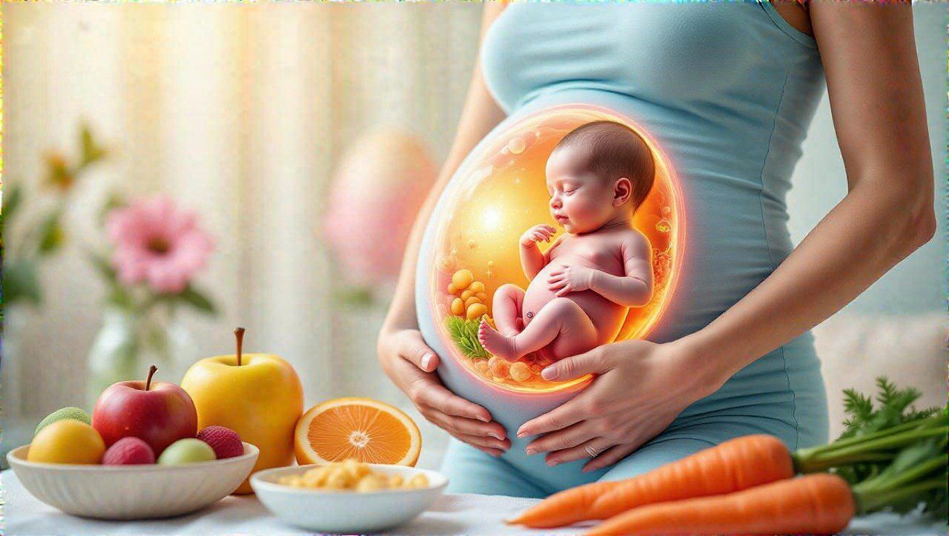 A megfelelő táplálkozás alapvető a magzati fejlődéshez.