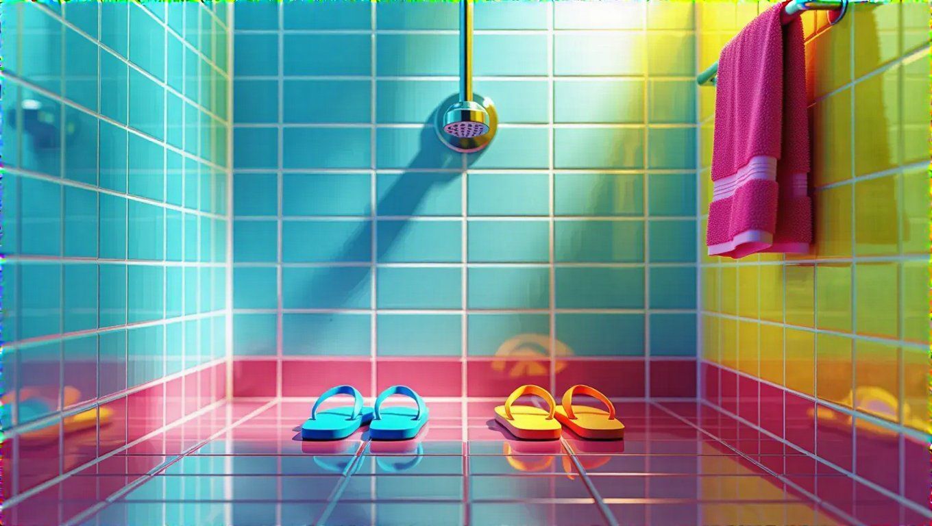 A papucs használata csökkenti a fertőzések kockázatát.