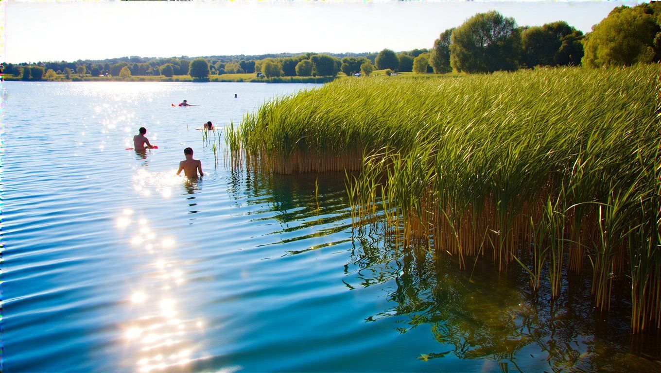 A nádasok természetes szűrők, tisztítják a Balaton vizét.
