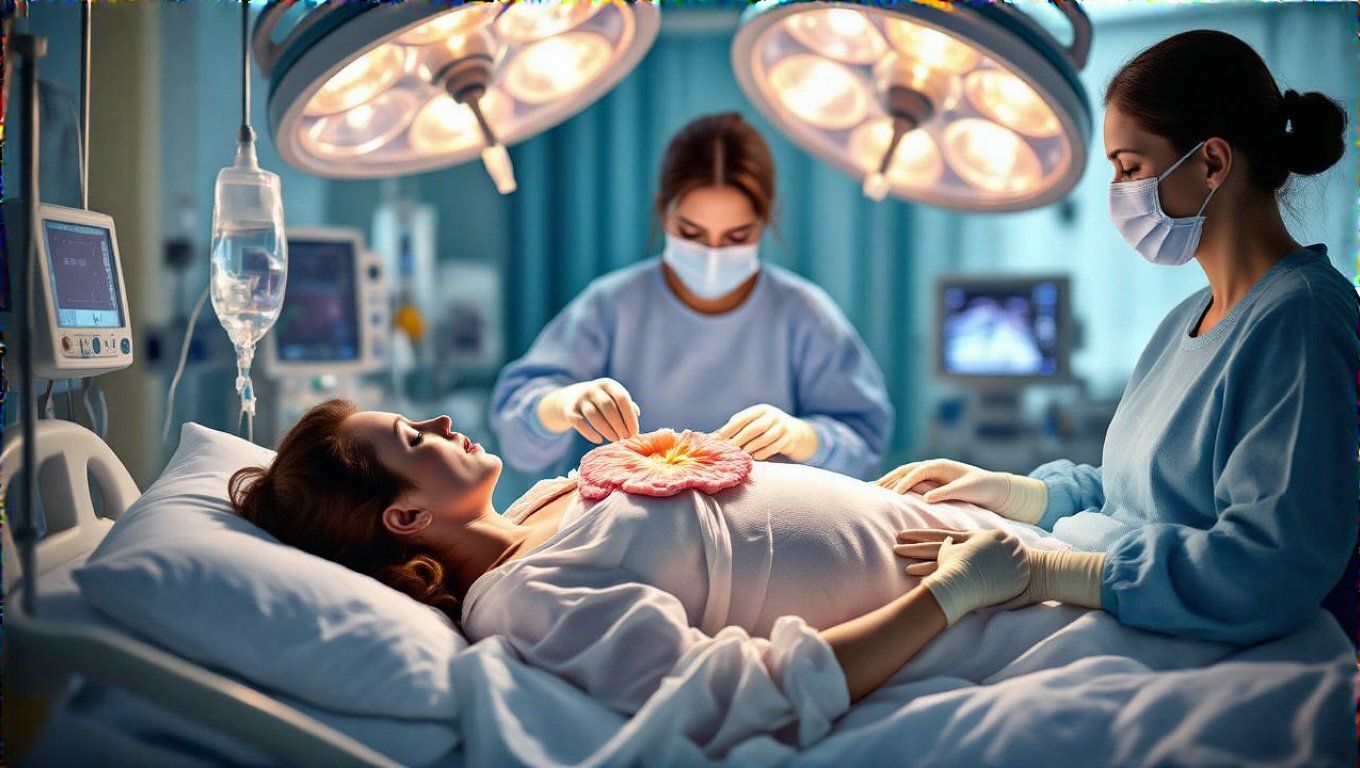 A placenta praevia súlyos vérzéshez vezethet szüléskor.