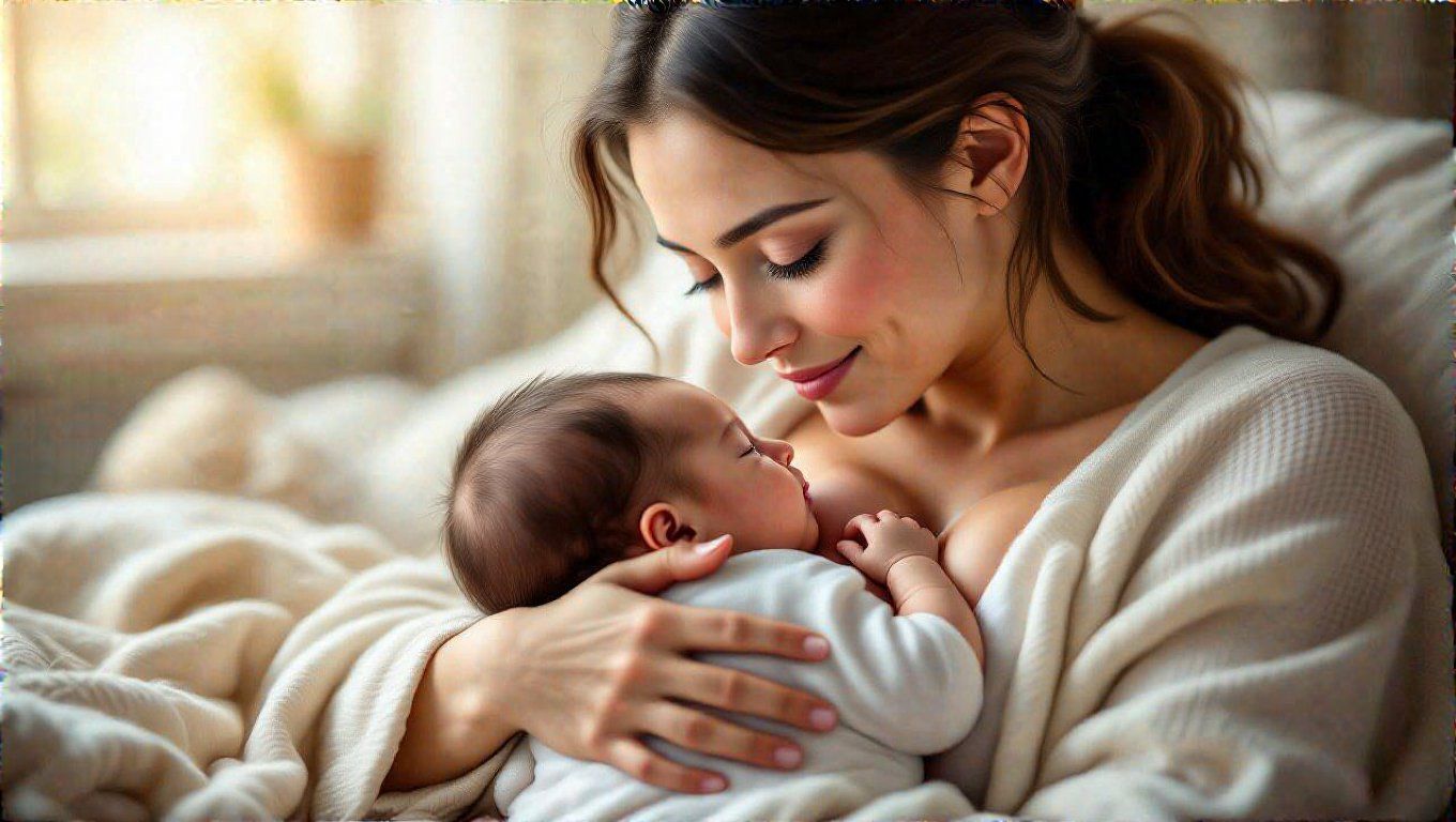 A szoptatás aranyórája erősíti a mama-gyerek kapcsolatot.