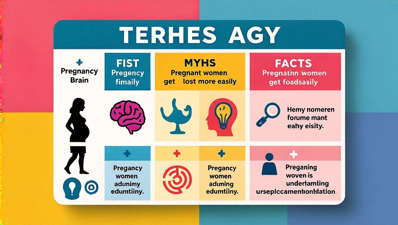 A „terhes agy” mítosz tudományosan cáfolt, nincsenek bizonyítékok.