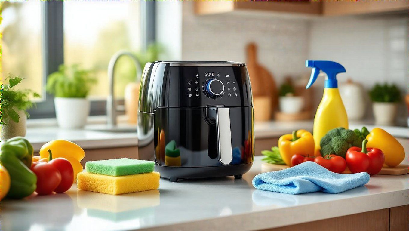 Az air fryer tisztítása gyorsan és hatékonyan megoldható.