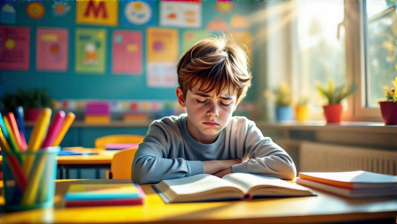 Az alváshiány tünetei hasonlítanak a figyelemzavarra.