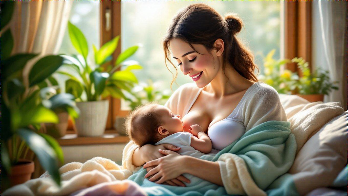 Az anyatej tápanyagai hozzájárulnak az agy fejlődéséhez.