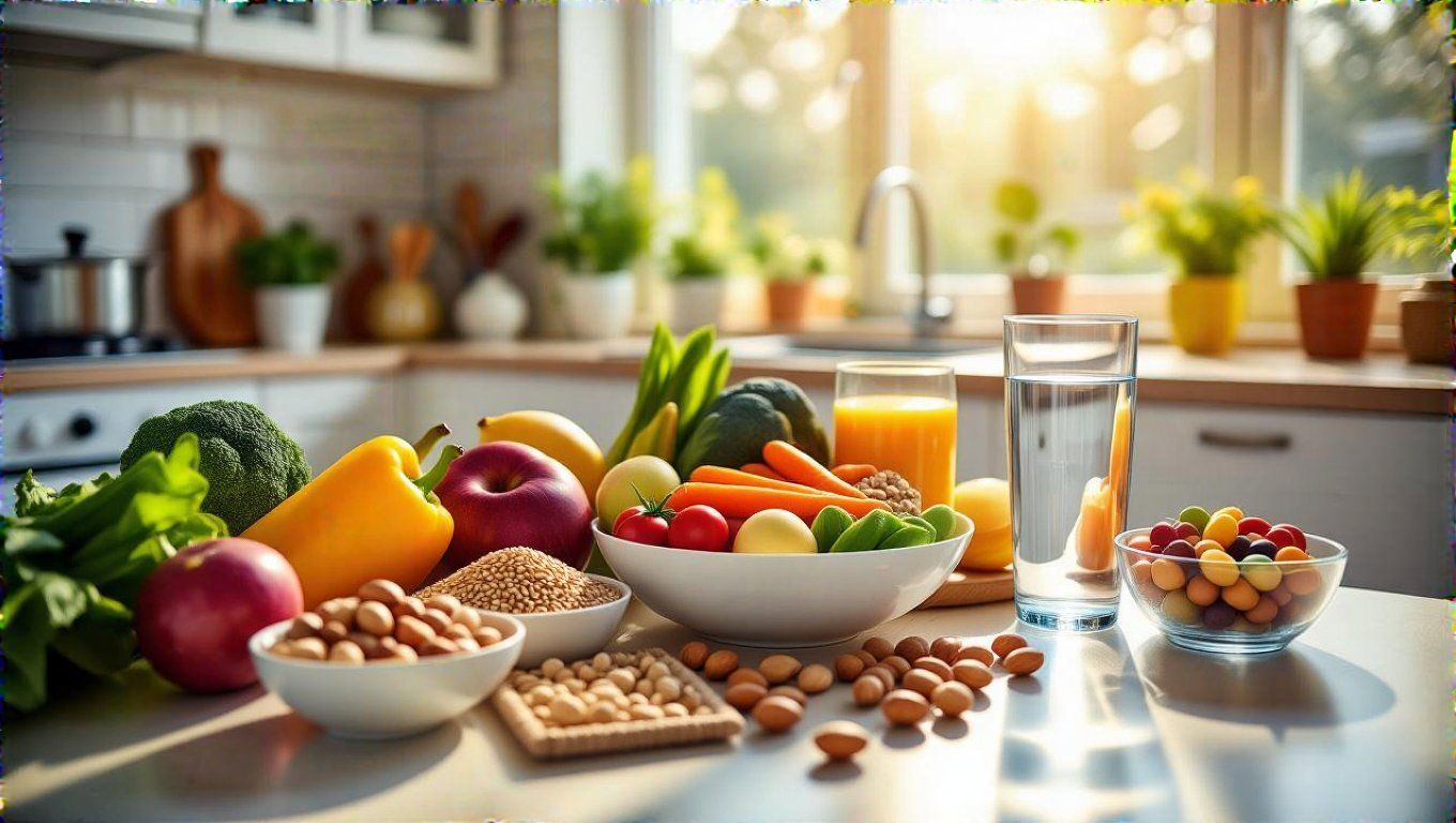 A kiegyensúlyozott étrend segíti a magzat fejlődését.