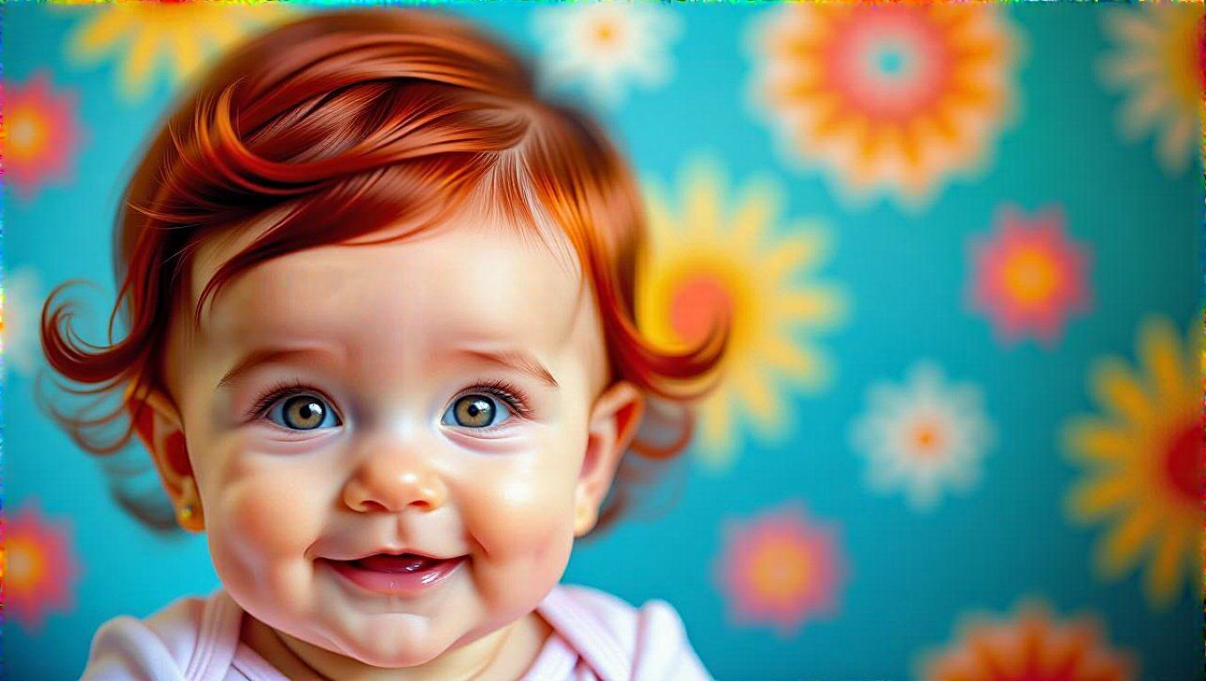 A vörös hajszín egy recesszív gén eredménye.