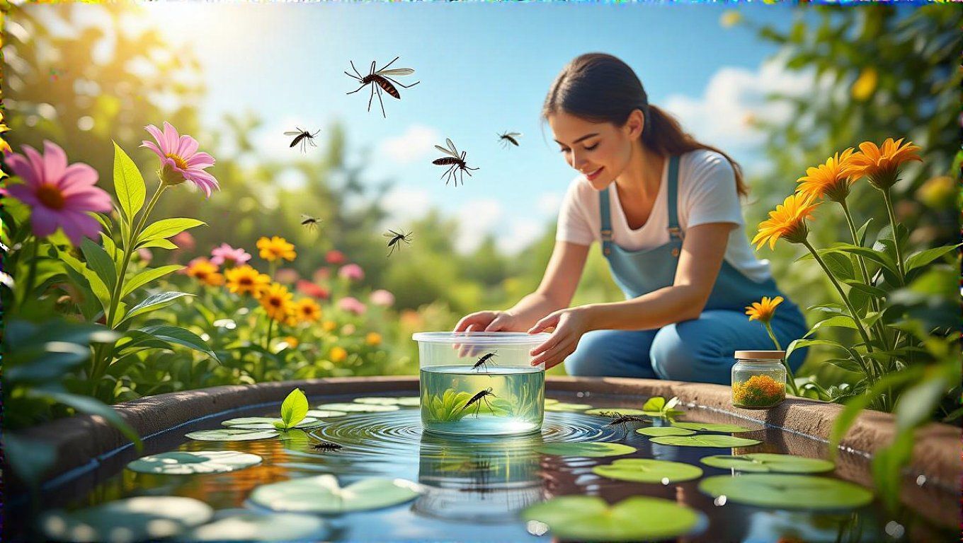 A biológiai védekezés hatékony alternatíva a lárvák ellen.