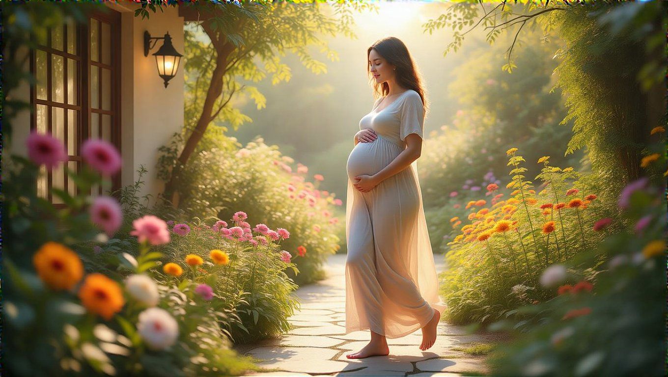 A séta segíthet a szülési fájdalmak enyhítésében.