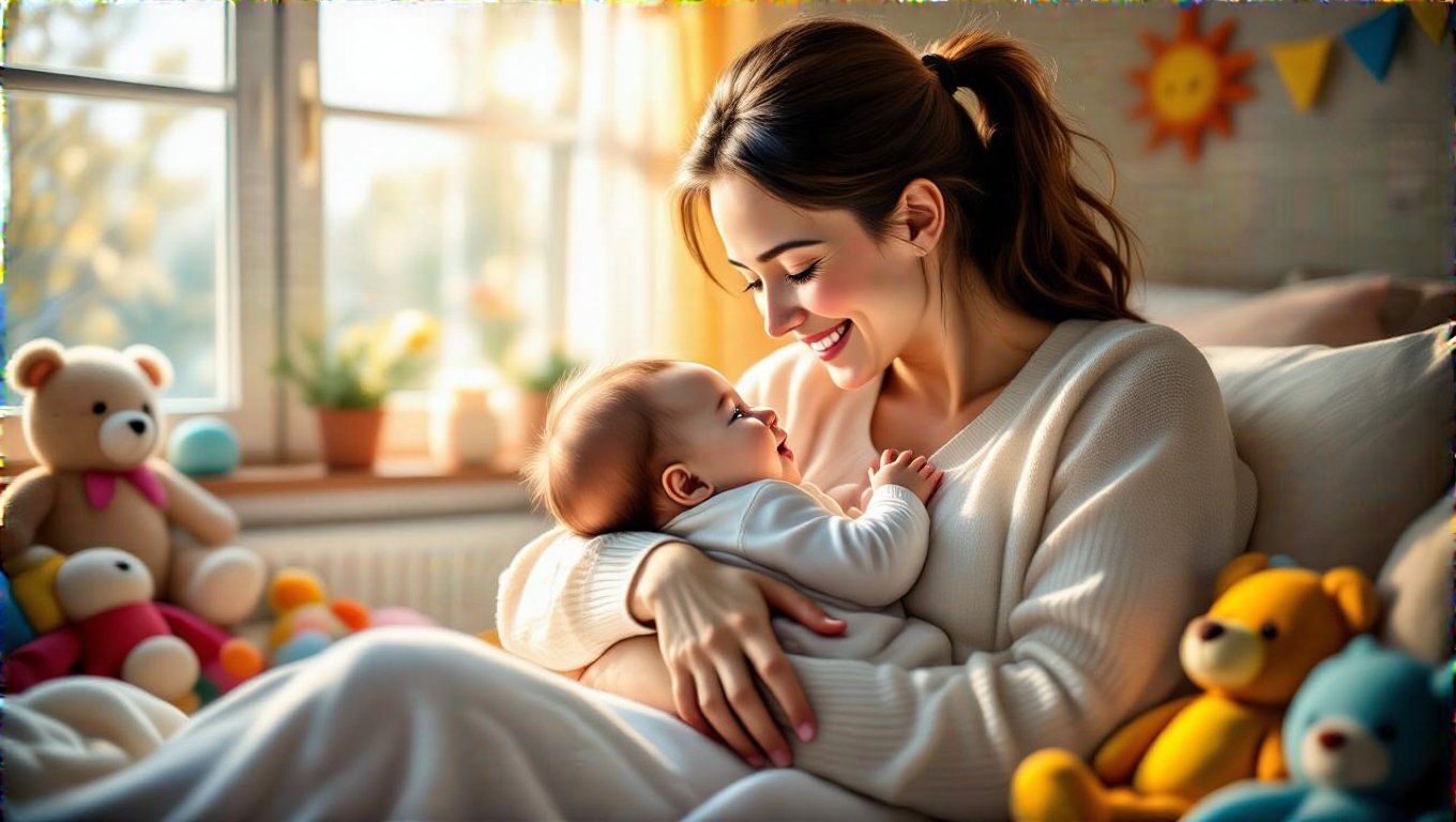 A biztonságos kötődés a csecsemő első éveiben alakul ki.