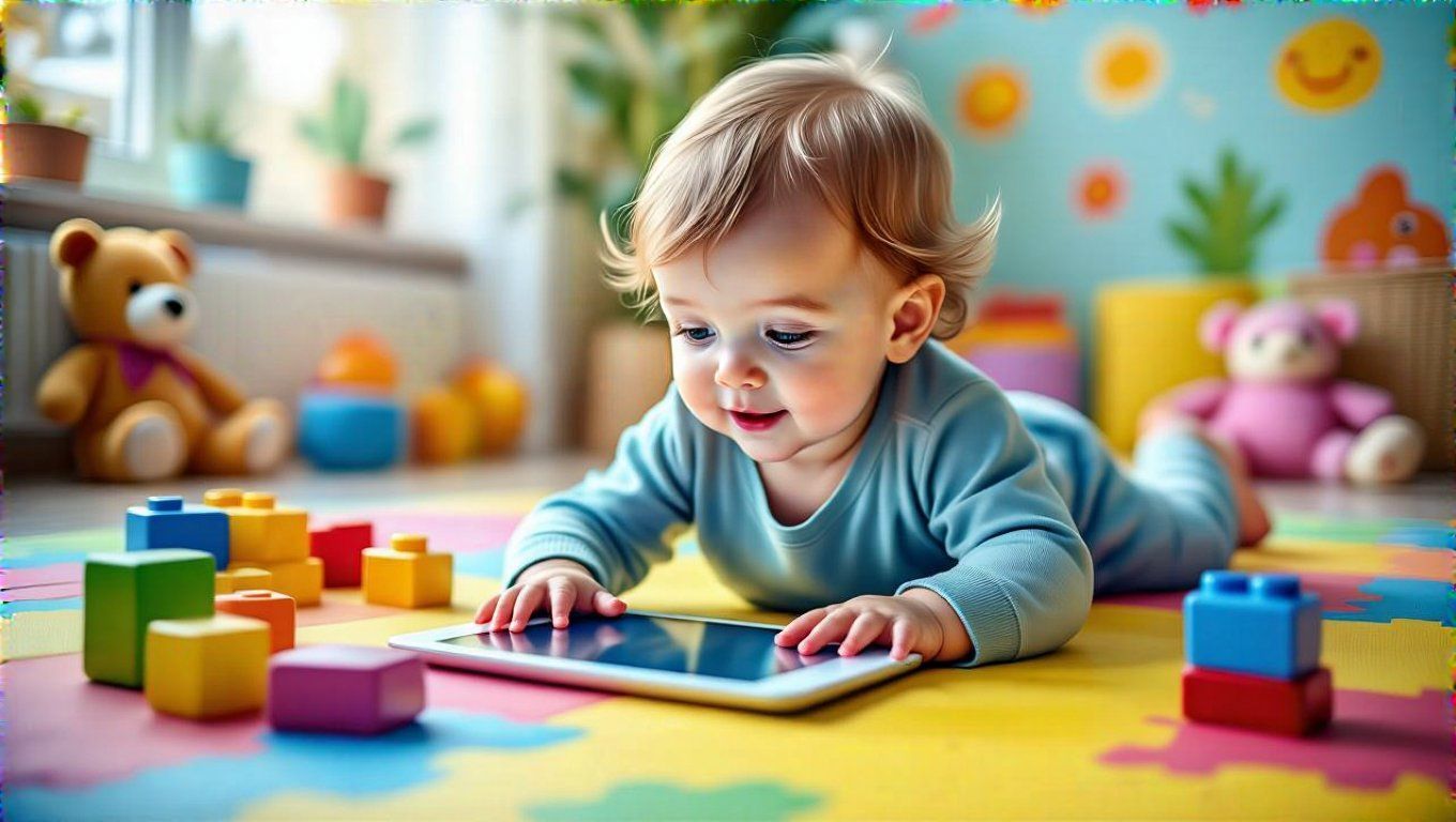 A képernyőhasználat hatással van a totyogók fejlődésére.