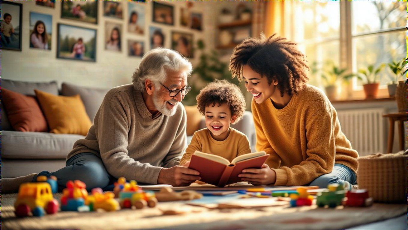 A nagyszülők tapasztalata gazdagítja a jövő generációit.