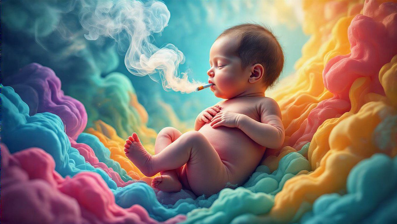 A dohányzás tartósan károsítja a fejlődő tüdőt.