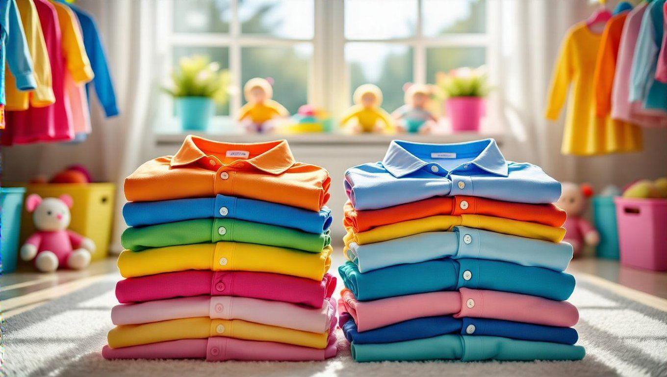 A gyerekruhák hajtogatása szórakoztató és kreatív kihívás!