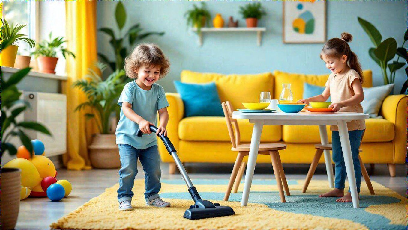 A házimunka erősíti a felelősségérzetet és önállóságot.