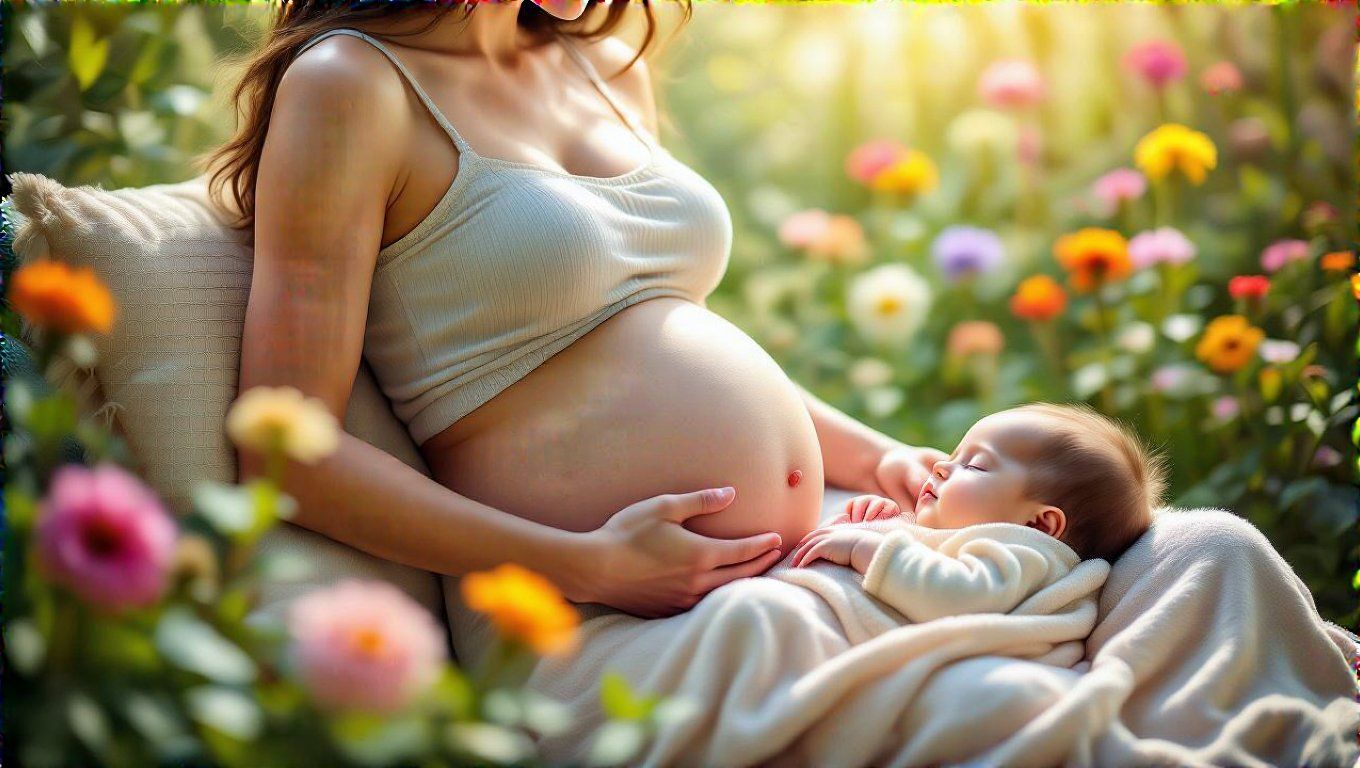 Az anya oltása átadja a védekezést a babának.