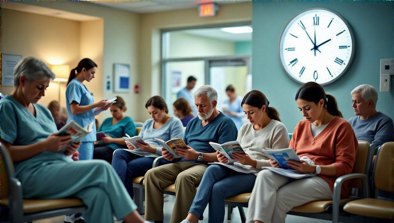 A várólisták növelik a betegek szorongását és stresszét.