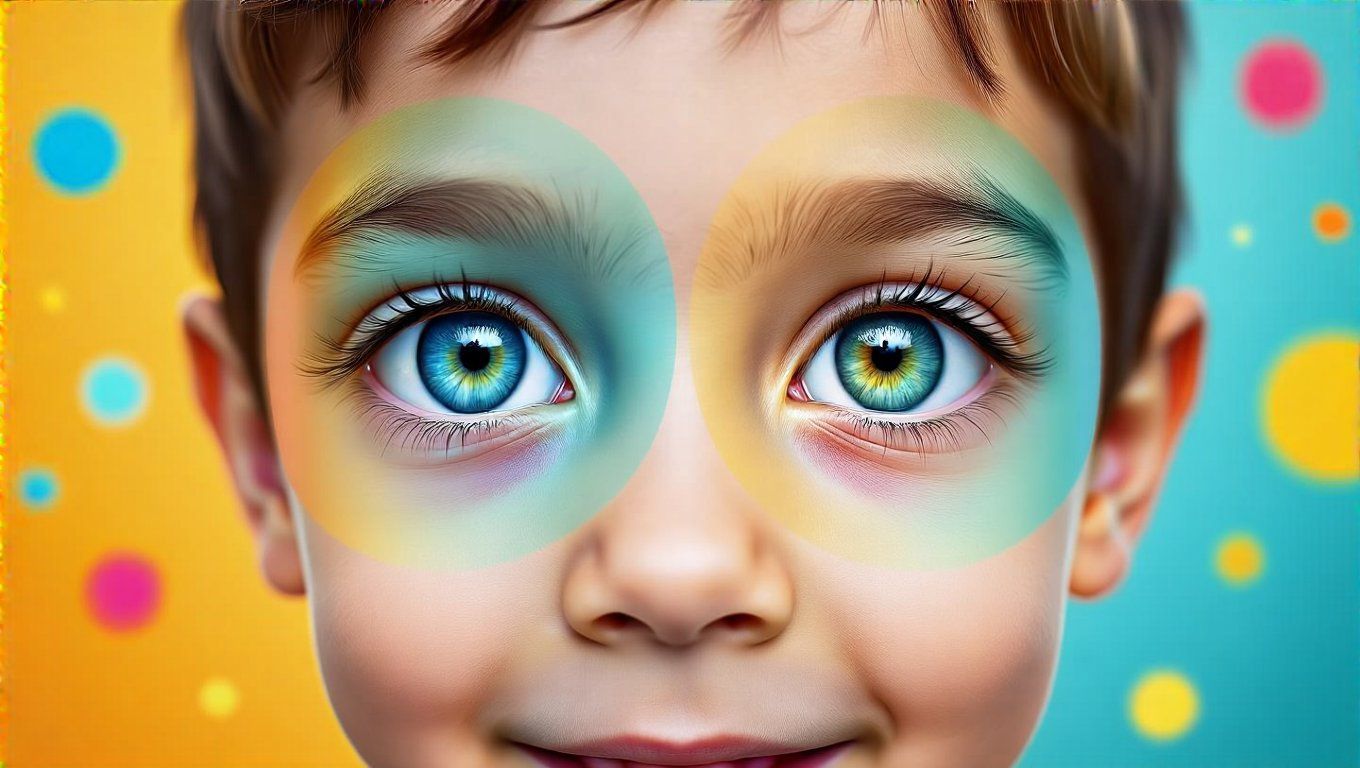 Amblyopia gyakori fénytörési hibák következménye lehet gyermekeknél.