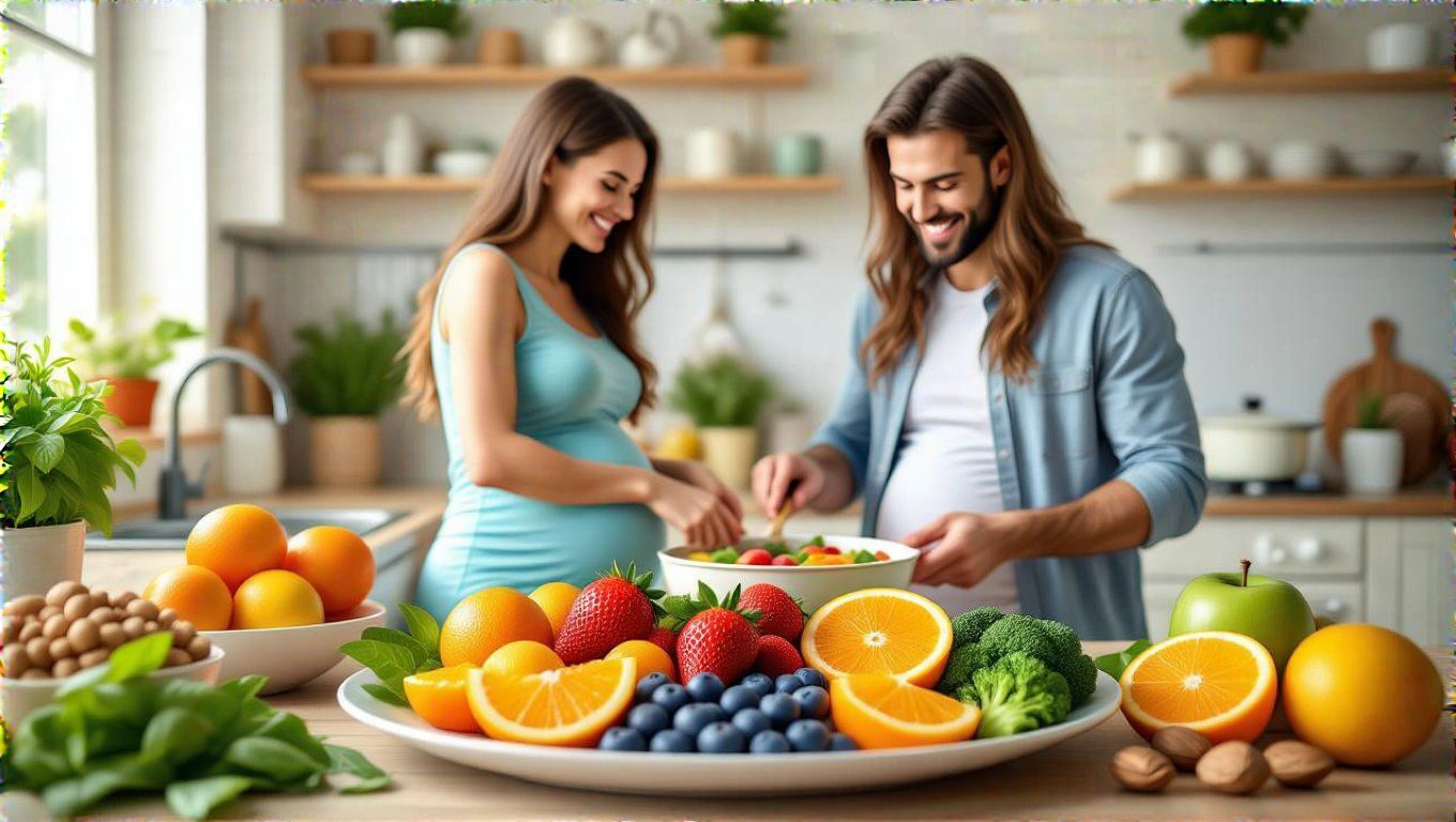 Terhesség alatt folyamatosan figyelni kell a vitaminbevitelre.